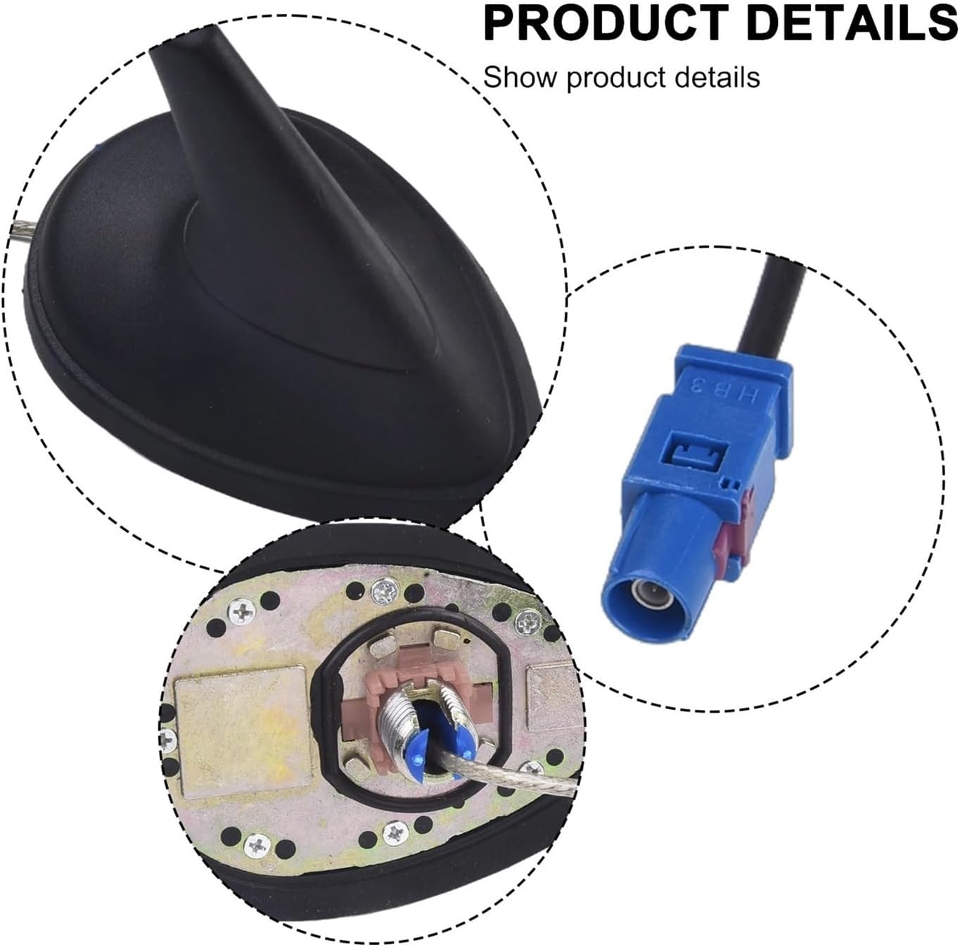 for Shark Fin Sat Nav Antenna Compatible for Saab 93 & 95 Enhanced Navigation Experience Quick and Simple Installation
