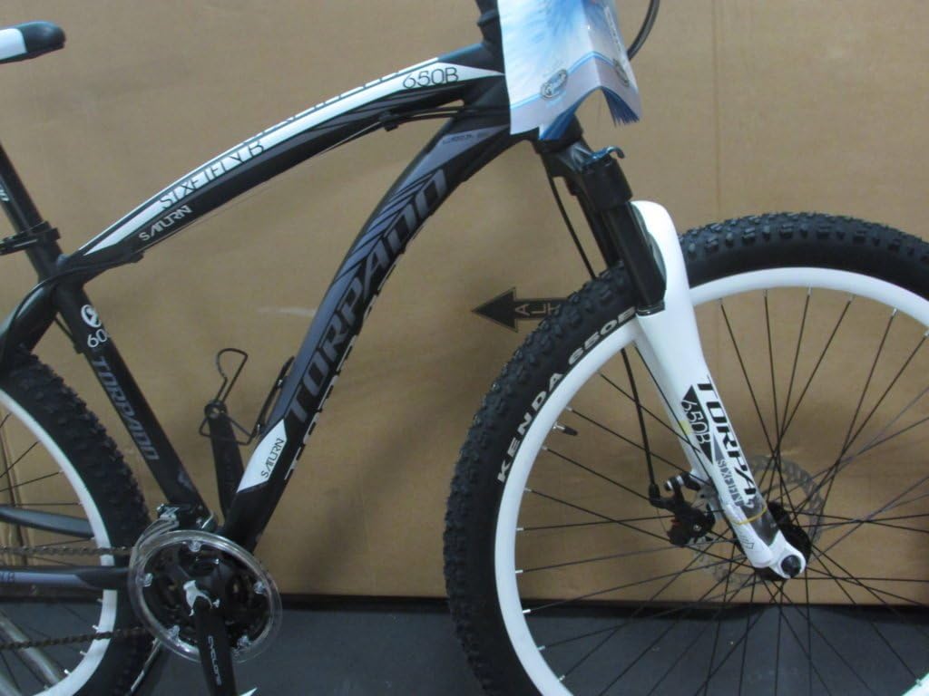 Torpado bici mtb saturn 27,5'' alu 3x7v disco taglia 45 nero giallo (MTB  Ammortizzate) / bicycle mtb saturn 27,5'' alu 3x7s disc size 45 black  yellow (MTB Front suspension) : Amazon.it: Sport