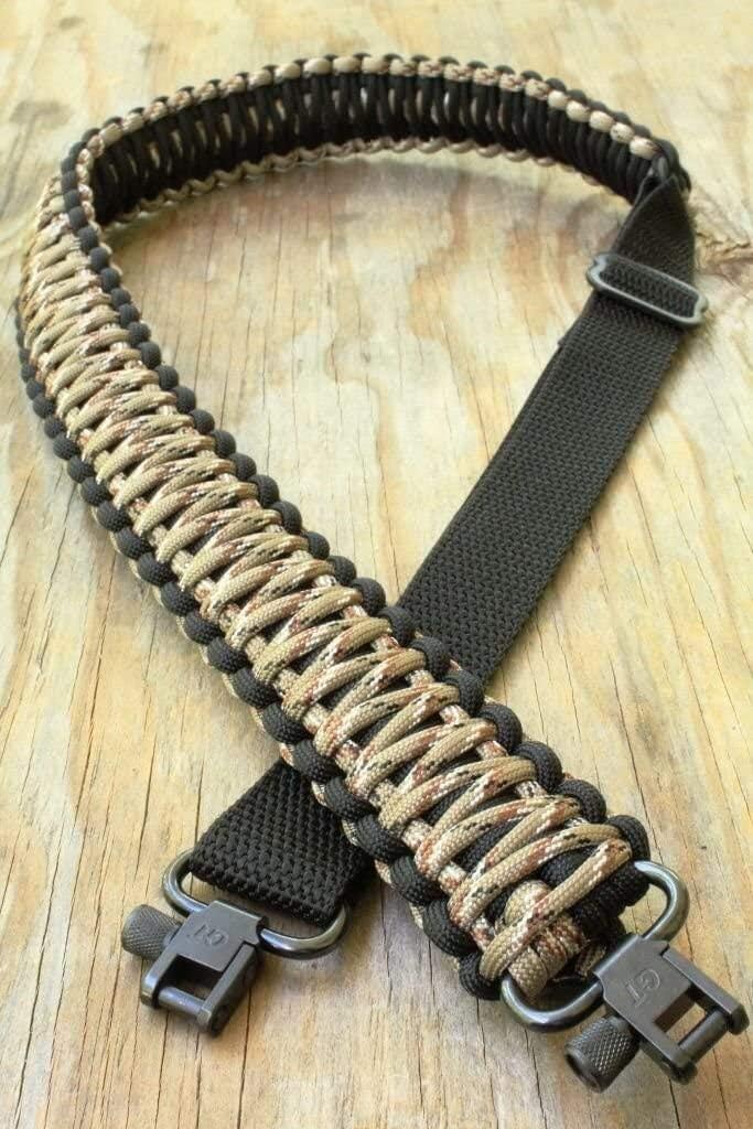 Amazon.com : Precision hunting Adjustable Paracord Rifle Gun Sling ...