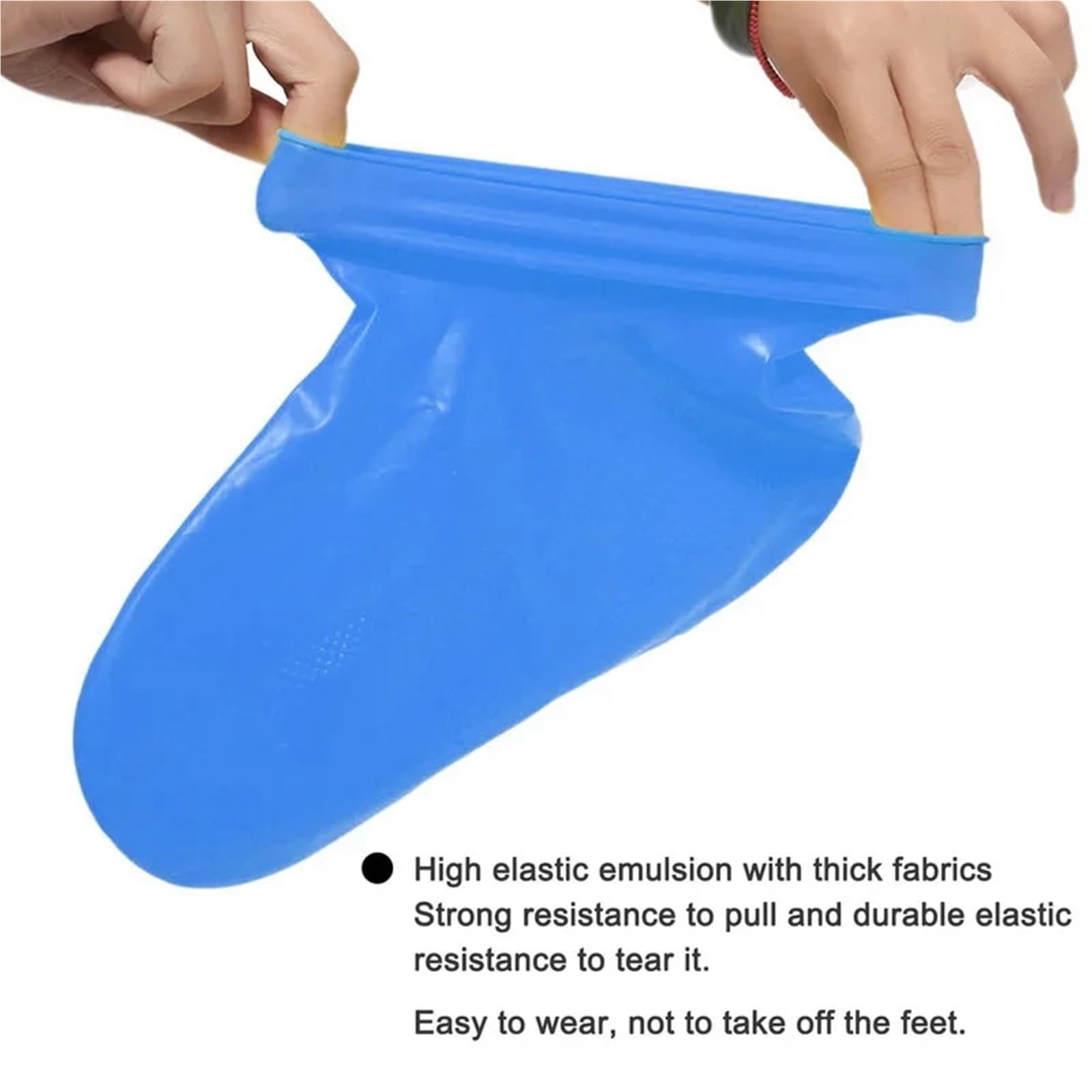 2pcs Waterproof Shoe Covers Silicone Anti-Slip For Outdoor Rainy Day Reusable Cover Per Viaggi Temporali