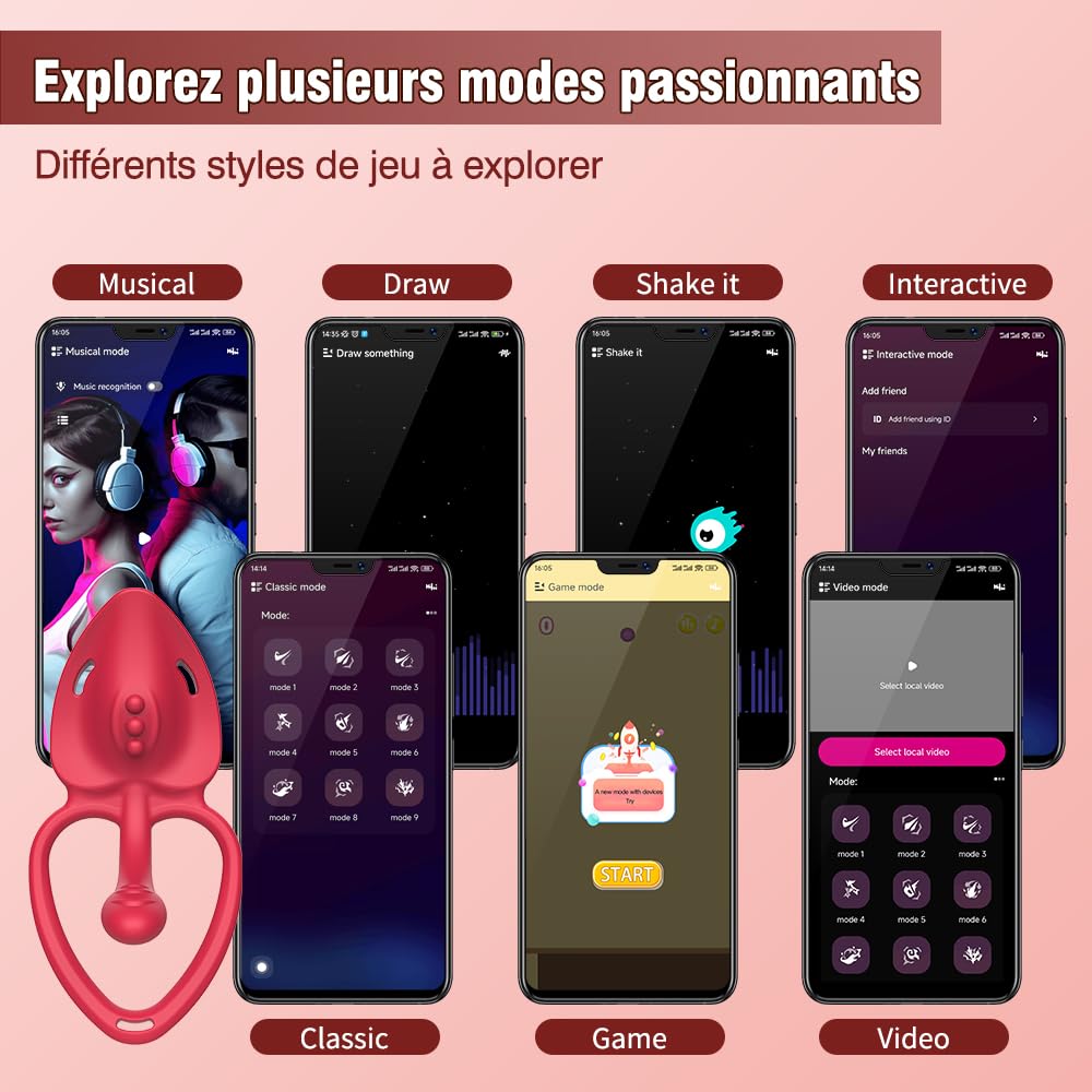 Vibratoreper donna professionale clotoride Ovetto Vibrante Vibratoriper donne con App 9 modalità Vibratore sexytoysys donna coppia Sex Toys Succhia Clotoride per Donna vibratore clitoride Wireless