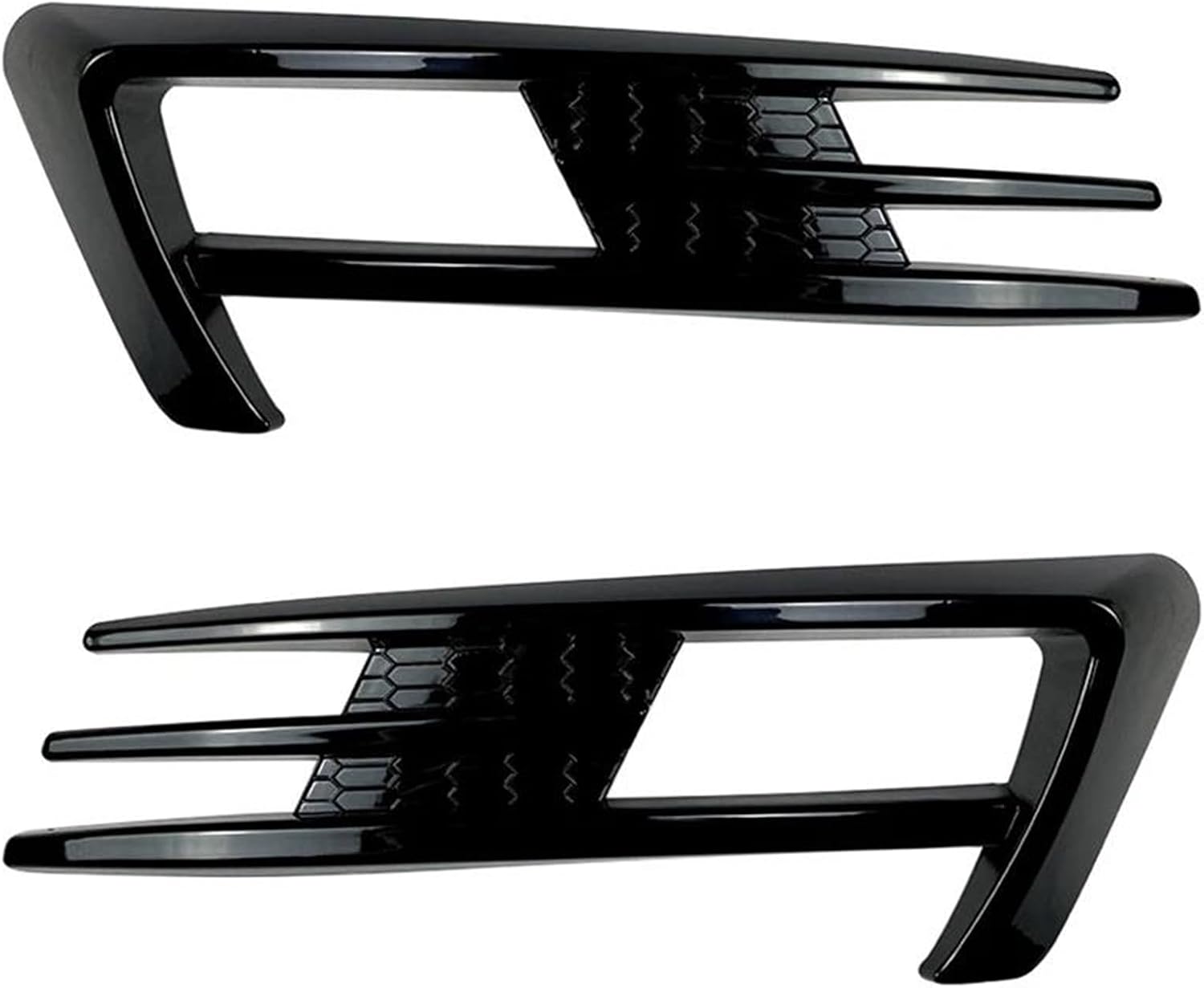 LBBXBXPX(売店) フロントバンパーフォグライトグリルフォグランプカバートリム明るい黒ゴルフ 7 MK7 2014 2015 