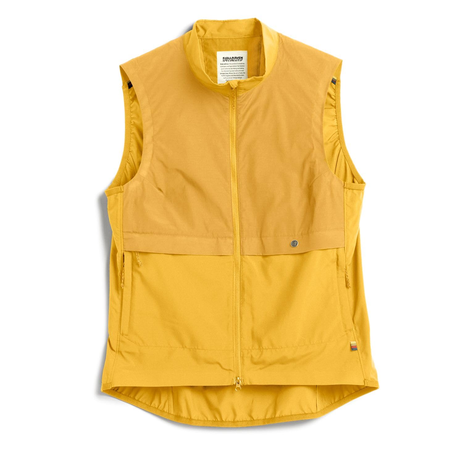 Fjällräven Adventure damska kamizelka outdoorowa, lekka, pakowana, Ochre, S