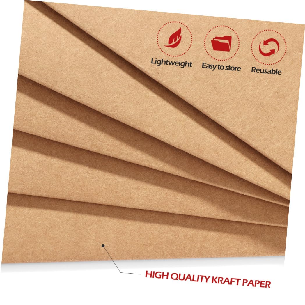 TOYANDONA 20stücke Kraftpapier-präsentationsmappe Verschleißfest Und Langlebig Zur Organisation Von Präsentationsdokumenten Und Büropapieren