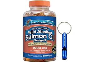 Pure Alaska Omega-3 1000mg Wild Alaskan Salmon Oil