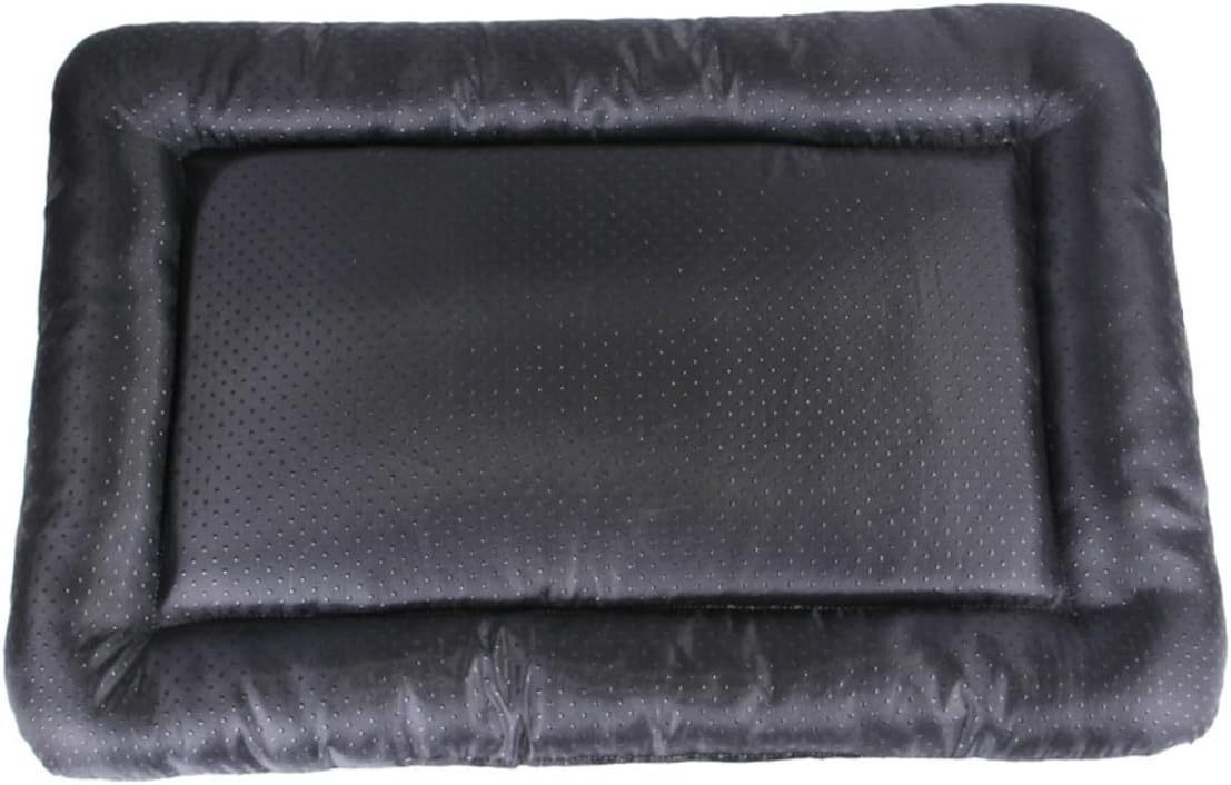 Thickened Ice Silk Pet Bed Cooling Pad for Dogs and Cats Breathable Summer Sleeping Nest with Anti-Slip Bottom Soft Cushion Mattress for Puppies Grey