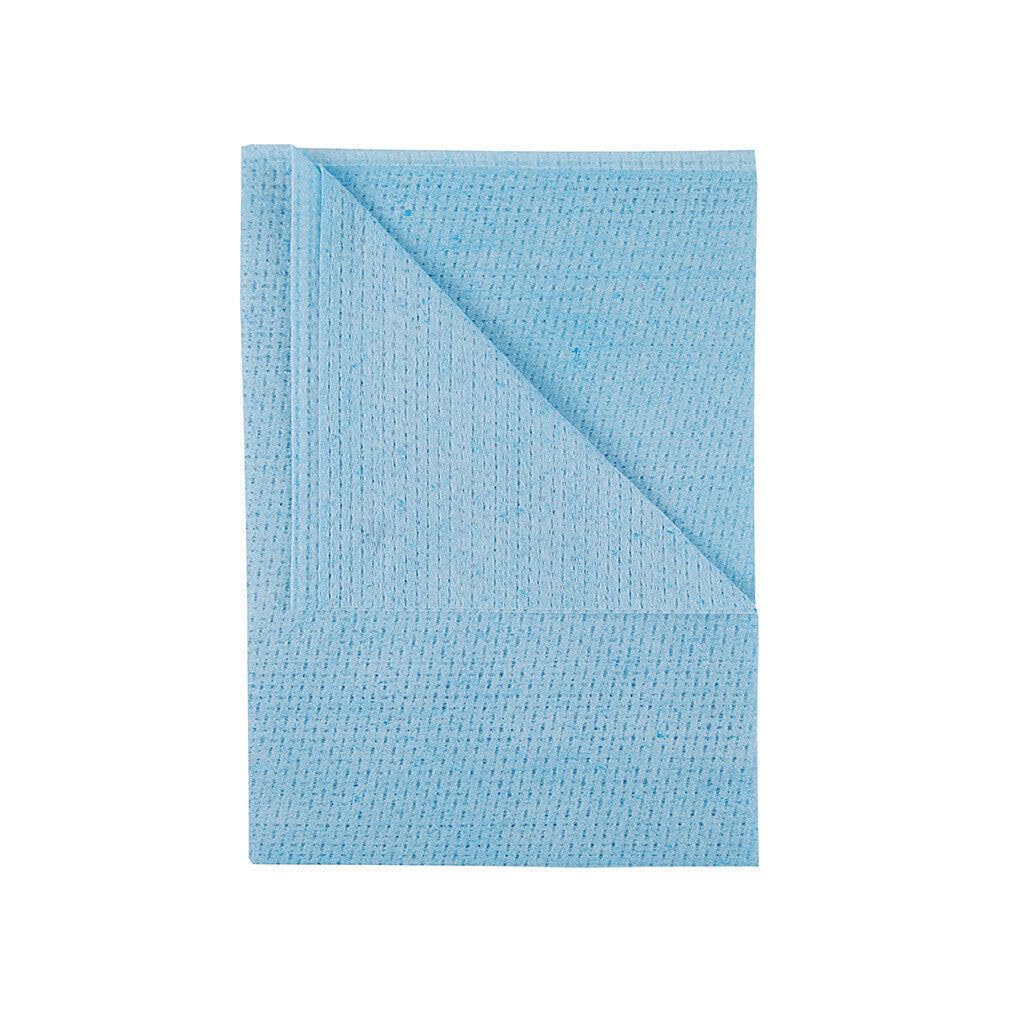 Robert Scott Cleaning Cloth Blue Anti-Bacterial General Purpose Velette Wipes 50x35cm Pack of 25