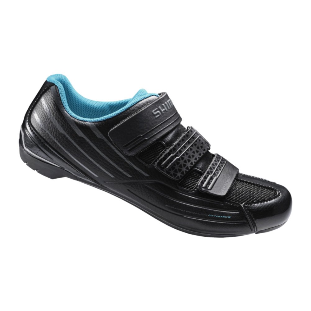 Shimano SH-RP2 Women's Touring Road Cycling Synthetic Leather Shoes, Black, 39