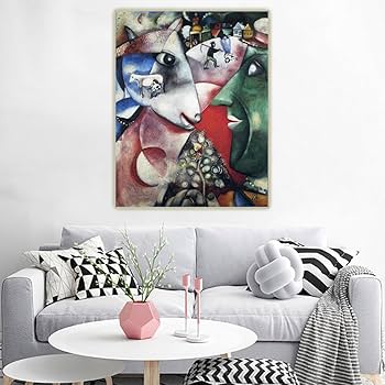 【真作保証】マルク・シャガール「私の街」木版画にコラージュ・手彩色 版画 絵画 真作保証】マルク・シャガール「私の街」木版画にコラージュ・手