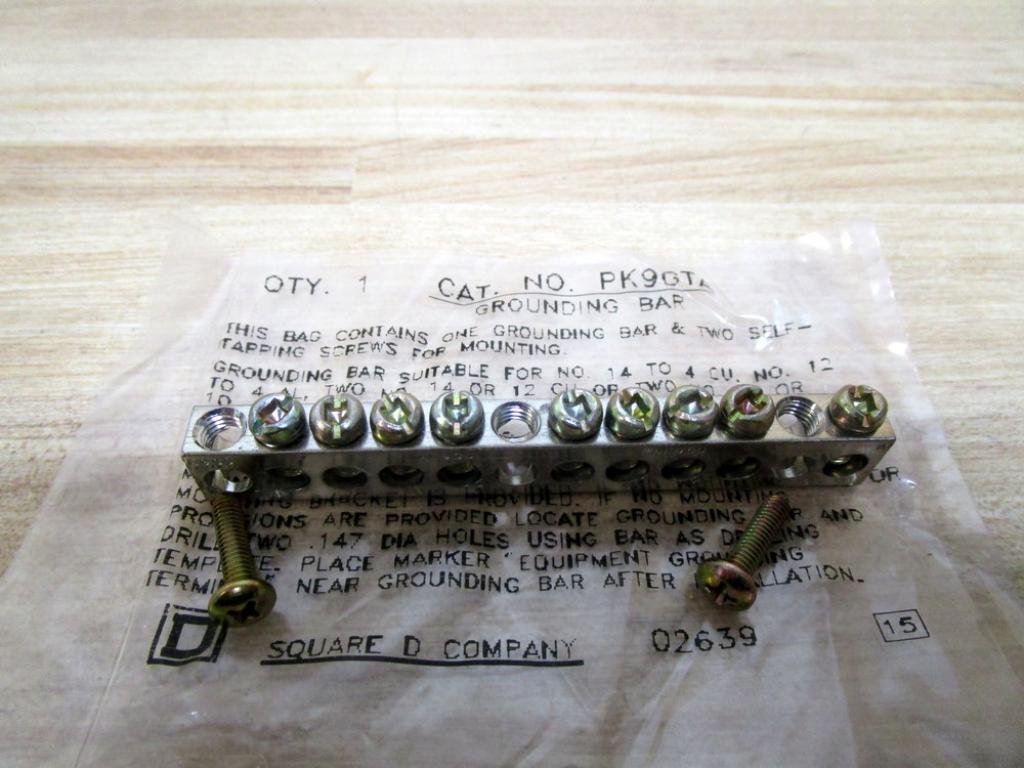 SQUARE D BY SCHNEIDER ELECTRIC - PK9GTA - LOAD CENTER GROUND BAR