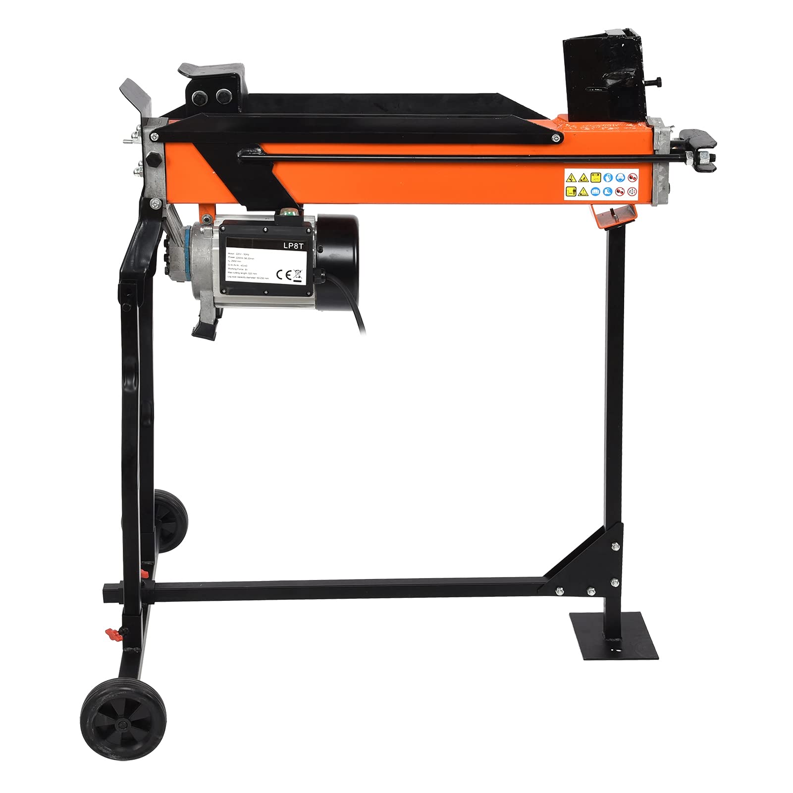 AYNEFY Electric Log Splitter, 8 Ton Hydraulic Wood Splitters Electric