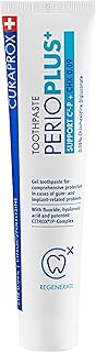 PerioPlus+ Support Toothpaste 75ml I CHX 0.09% with Citrox/P Formula & Hyaluronic Acid I Mouthwash-Friendly Toothpaste for Oral Care, Plaque Protection & Fresh Breath