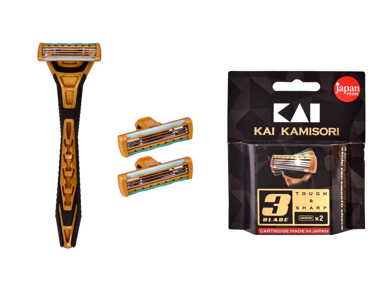 KaiK3 Razor for Men+Cartridge (Pack-2)