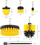 Drill Brush, 7 Pcs Drill Brushes for Cleaning, All Purpose Drill Brush Attachment, Power Scrubber Cleaning Brush with Extend Attachment for Grout, Floor, Tile, Shower, Bathroom