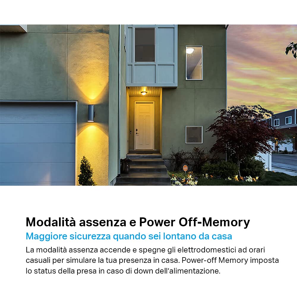 Tapo P110 Presa Intelligente con Monitoraggio Energia, Smart Plug Compatibile con Alexa e Google Home, Monitora il Consumo di Energia, Controllo Remoto Tramite APP Tapo, 16A, 3680W