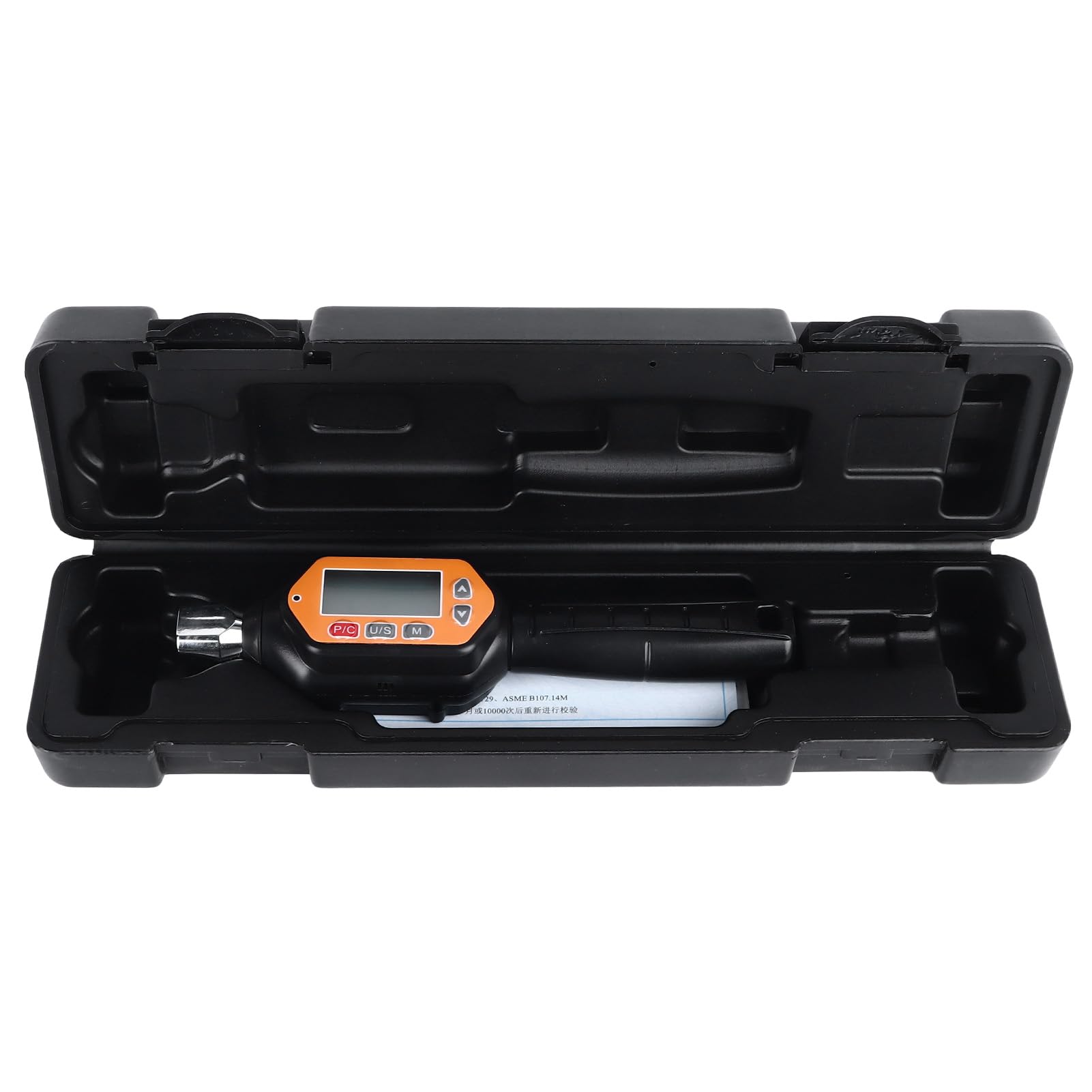 TOOLSGO 1/4 Inch Drive Digital Torsion Wrench 30N.m/22.12 ft.lb High Precision Industrial Spanner Tool with Buzzer LED Flash Notification for Automotive Bike Repairs