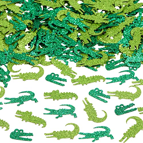 Confettis alligator anniversaire pour surprendre les enfants