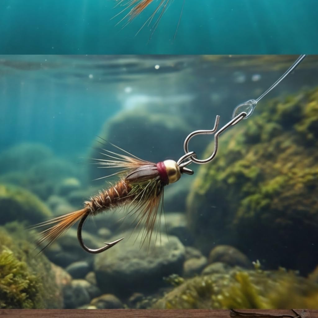 Quick Release Fly Fishing Snaps, Stainless Steel Durable No Knot Clips | Gapless closed-eye design prevents lure loss, fast knotless connectors, durable rust-proof terminal tackle