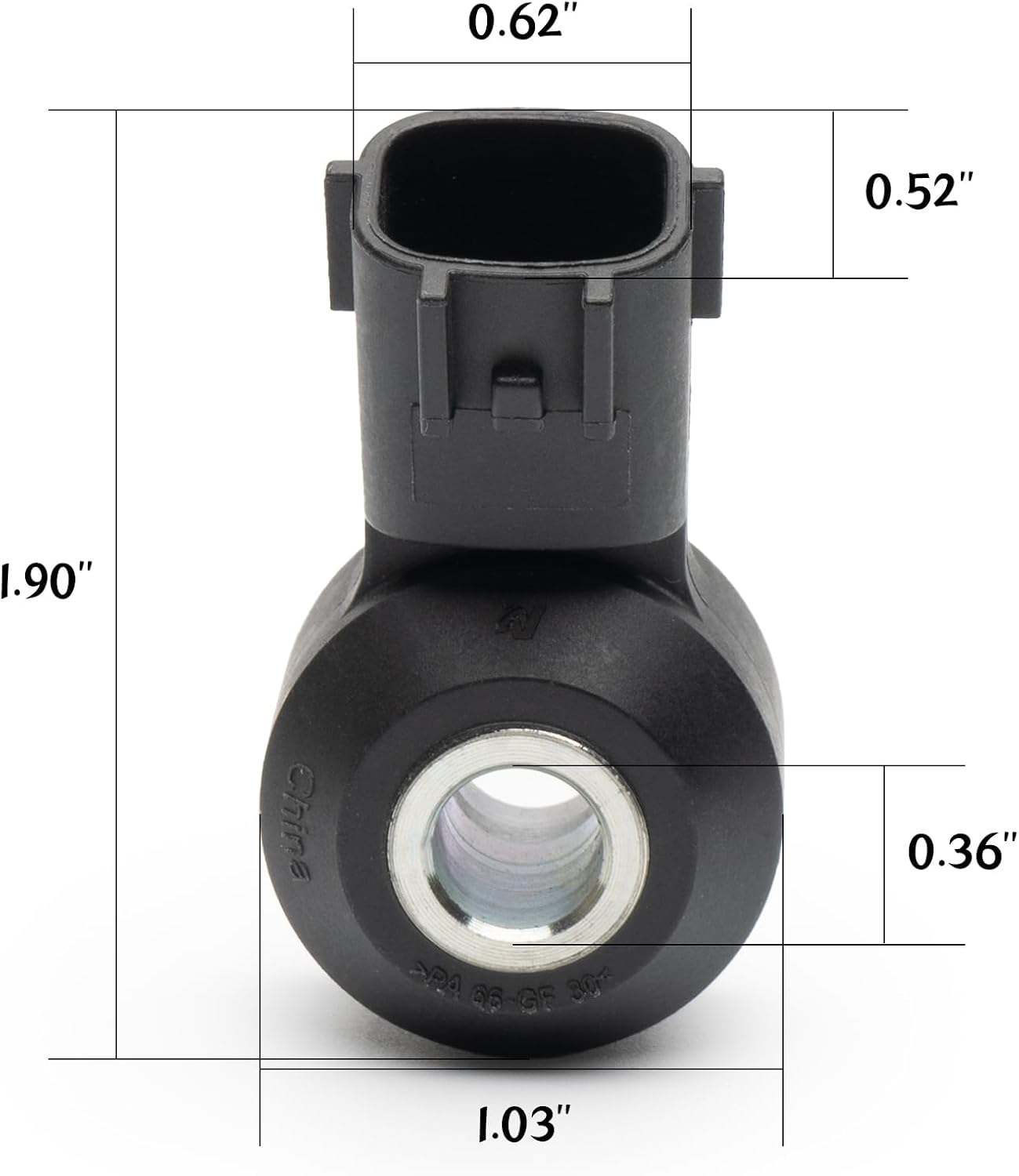22060AA130 Ignition Knock(Detonation) Sensor Compatible with Infiniti Fx35 4.5LMazda 2,Mx-5 Miata 2.0L.Nissan 350Z 3.5L,Murano 3.5L,Pathfinder 3.5L.Subaru B9 Outback 3.0L,Tribeca 3.6L.