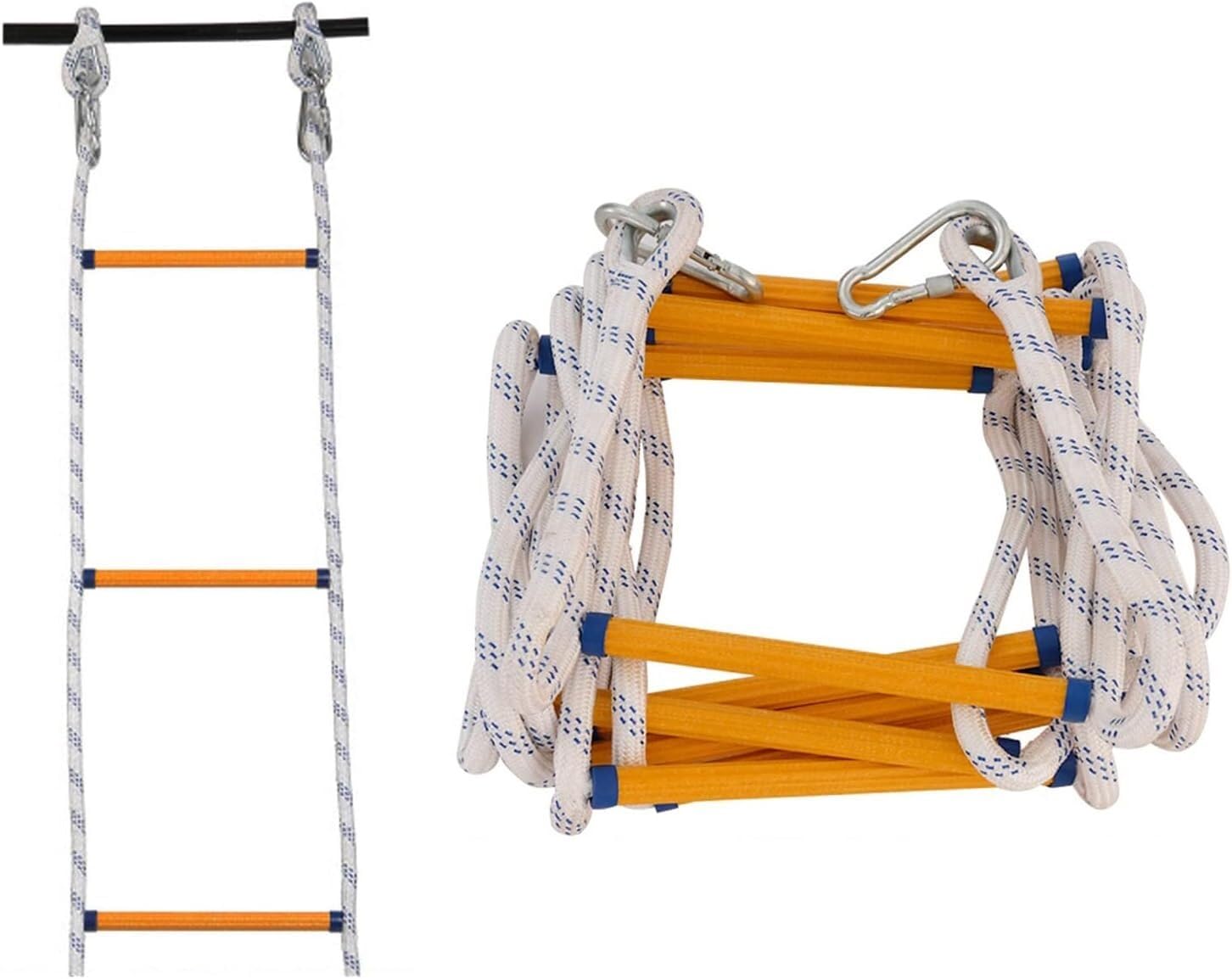 Fire Escape Rope Ladder Is A Nylon Suitable For Residential Use. Adult Rapid Deployment(20m)