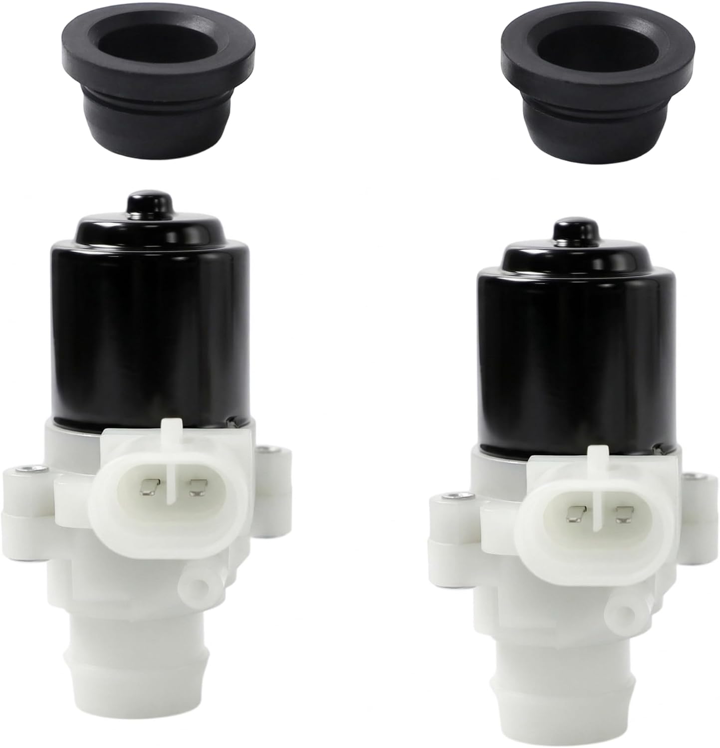 Truck Windshield Washer Pump Compatible with Kenworth T680, T880, Peterbilt 104307, T4695001, 104252 & More Models | Heavy-Duty Replacement (2-Pack)