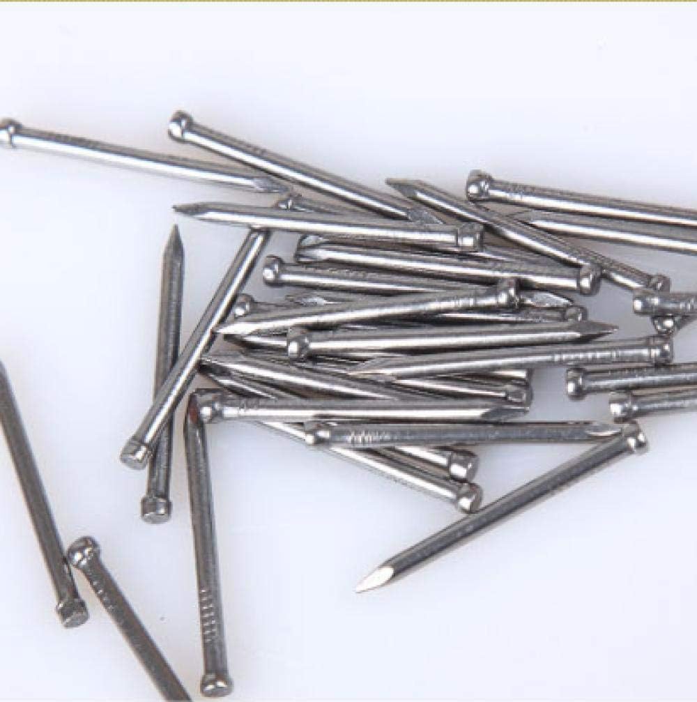 Clavos de Cemento,Clavos de Pared Tachuelas Clavos Zócalo de Piso de Madera, Clavos de Acero sin Cabeza, Clavos de aleación de Cromo-níquel, Clavos de Cemento(3cm*160)