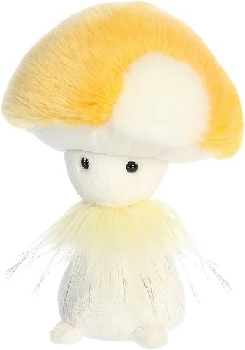 Miniatura 5 de Aurora Vibrant Fungi Friends - Animal de peluche de miel - Diseño único - Compañeros adorables - Amarillo 9 pulgadas