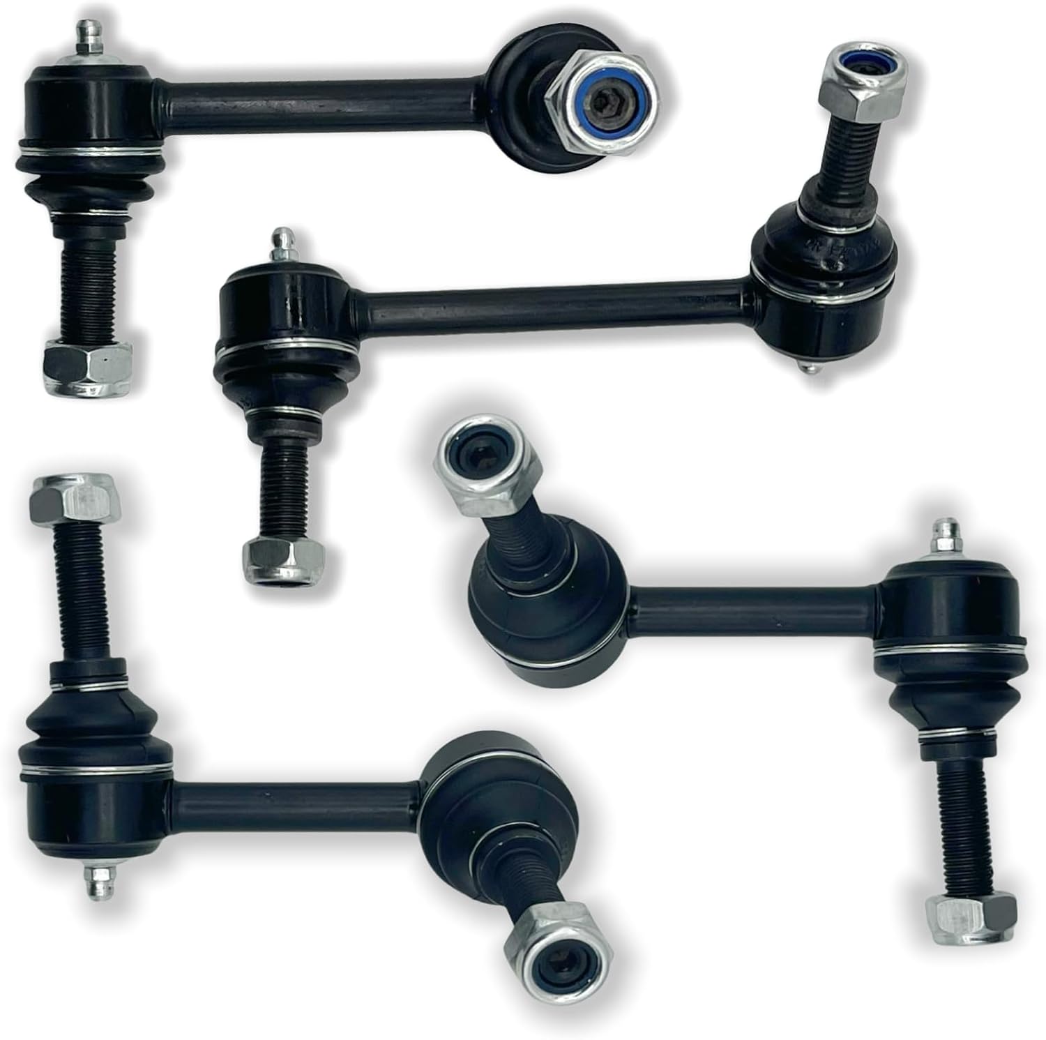 K6665 K6666 K6667 K6668 4PCS Front Rear Stabilizer Sway Bar End Links for Isuzu 2003 Ascender, for Oldsmobile 2002-2003 Bravada, for GMC 02-03 Envoy XL, for Chevrolet 02-03 Trailblazer EXT