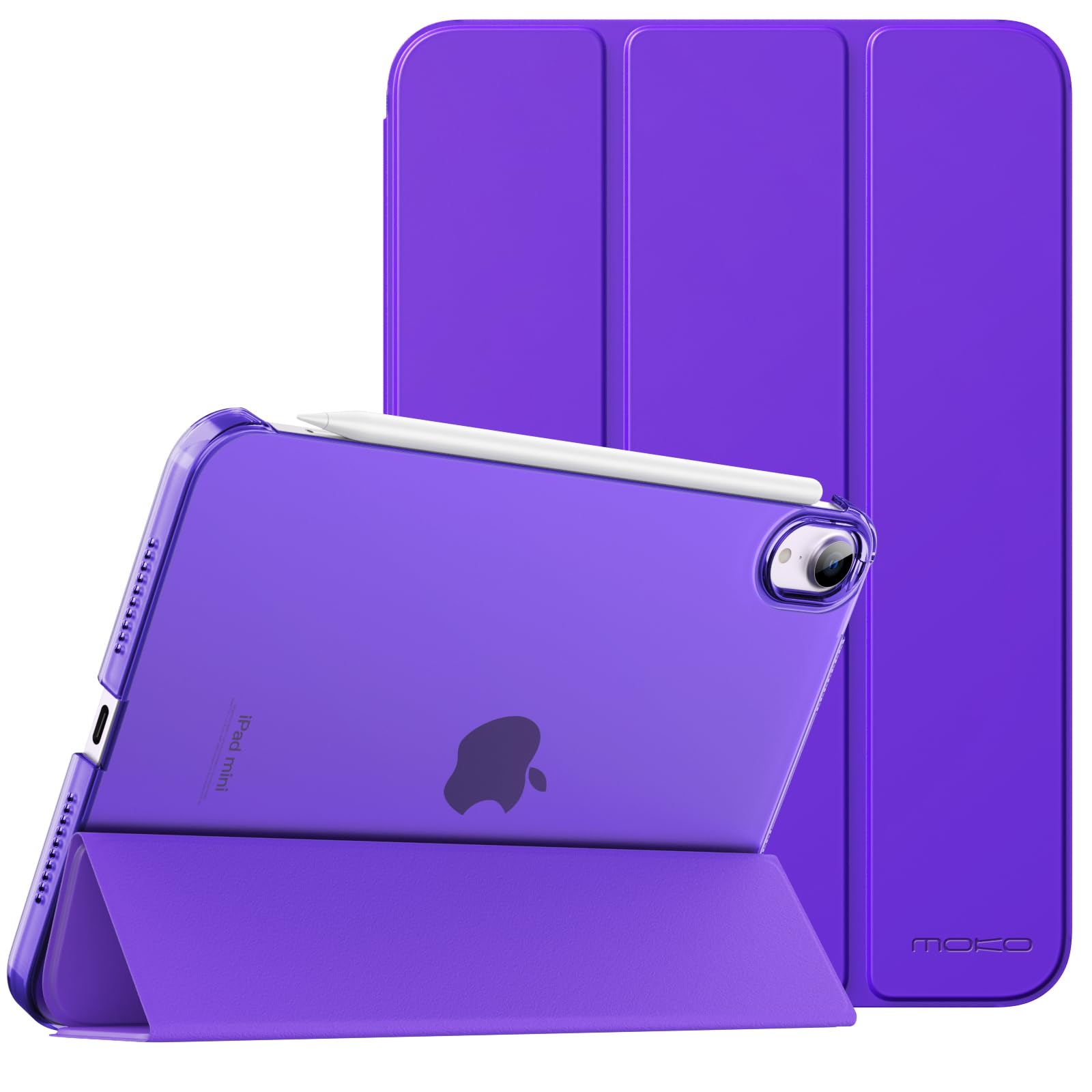 Housse iPad Mini 6 fine et légère violette pour éviter les rayures - 8