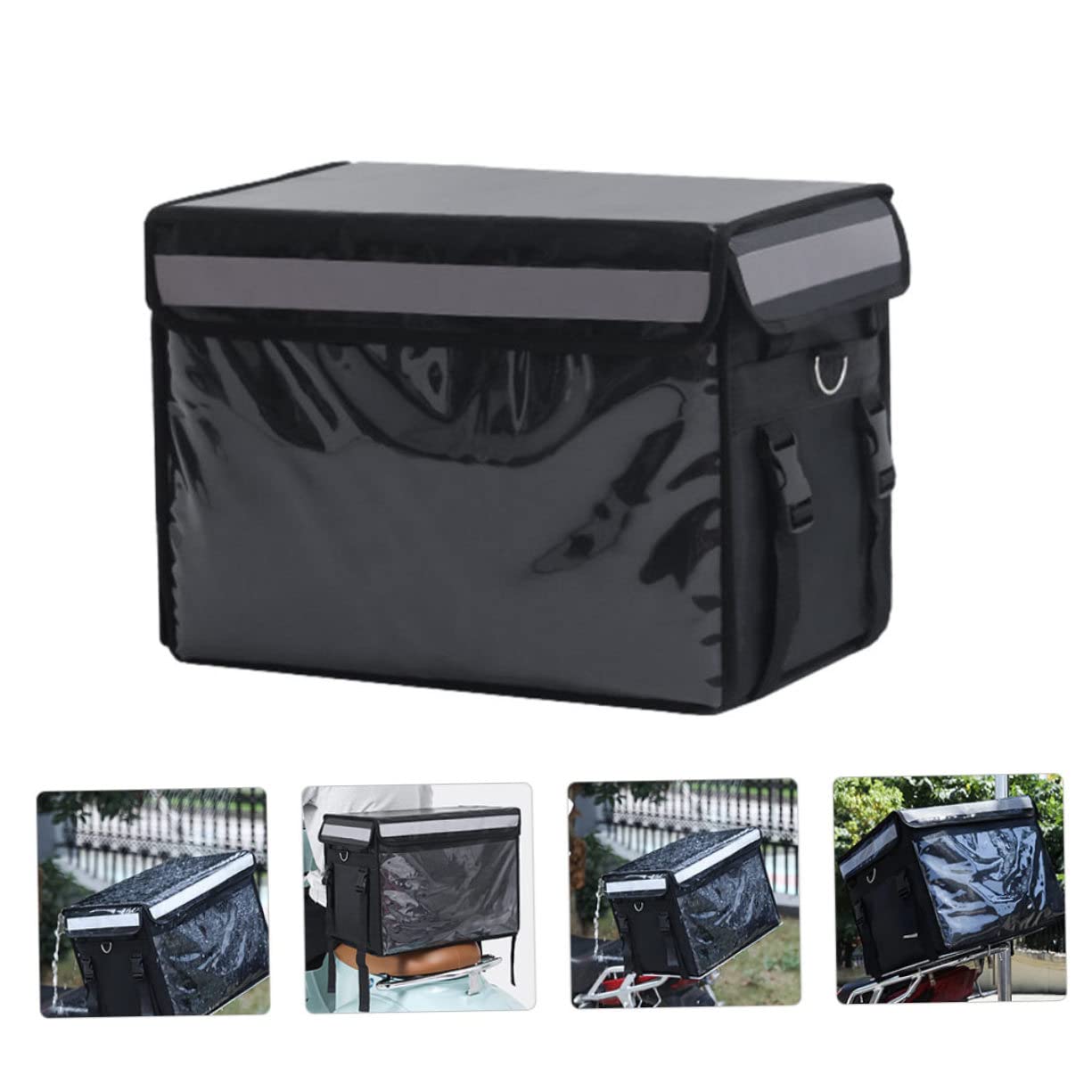 DOITOOL 32L Isolationsbox aus Oxford Stoff und Eisen für Lieferservice Picknick und Reisen