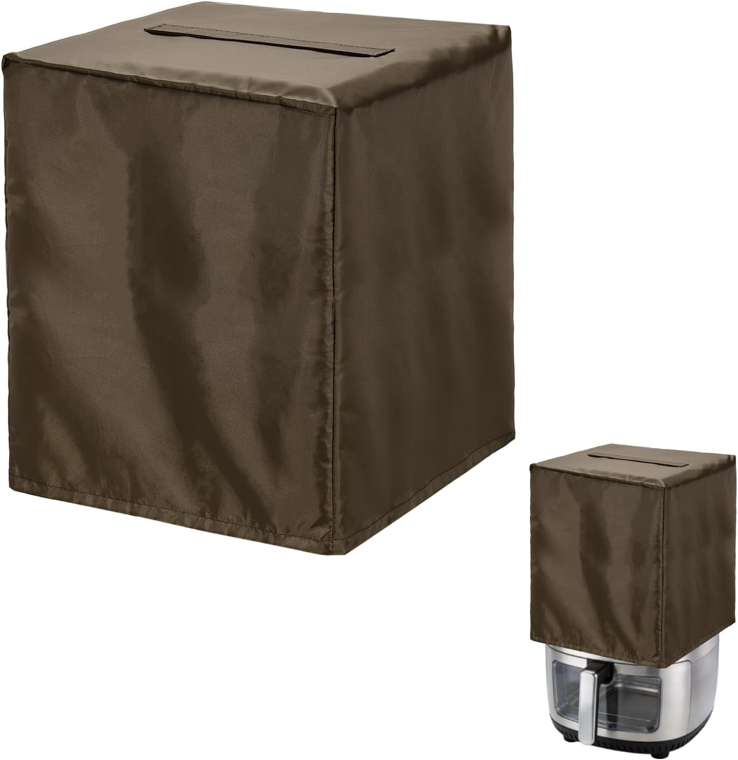Air Fryer Cover Case 15″ x 14″ x 16″(LxWxH) – Waterproof Air Fryer Dust Cover Kitchen Appliance Heat-Resistant Dustproof for Rice Cooker/Blender/Coffee Maker, Coffee