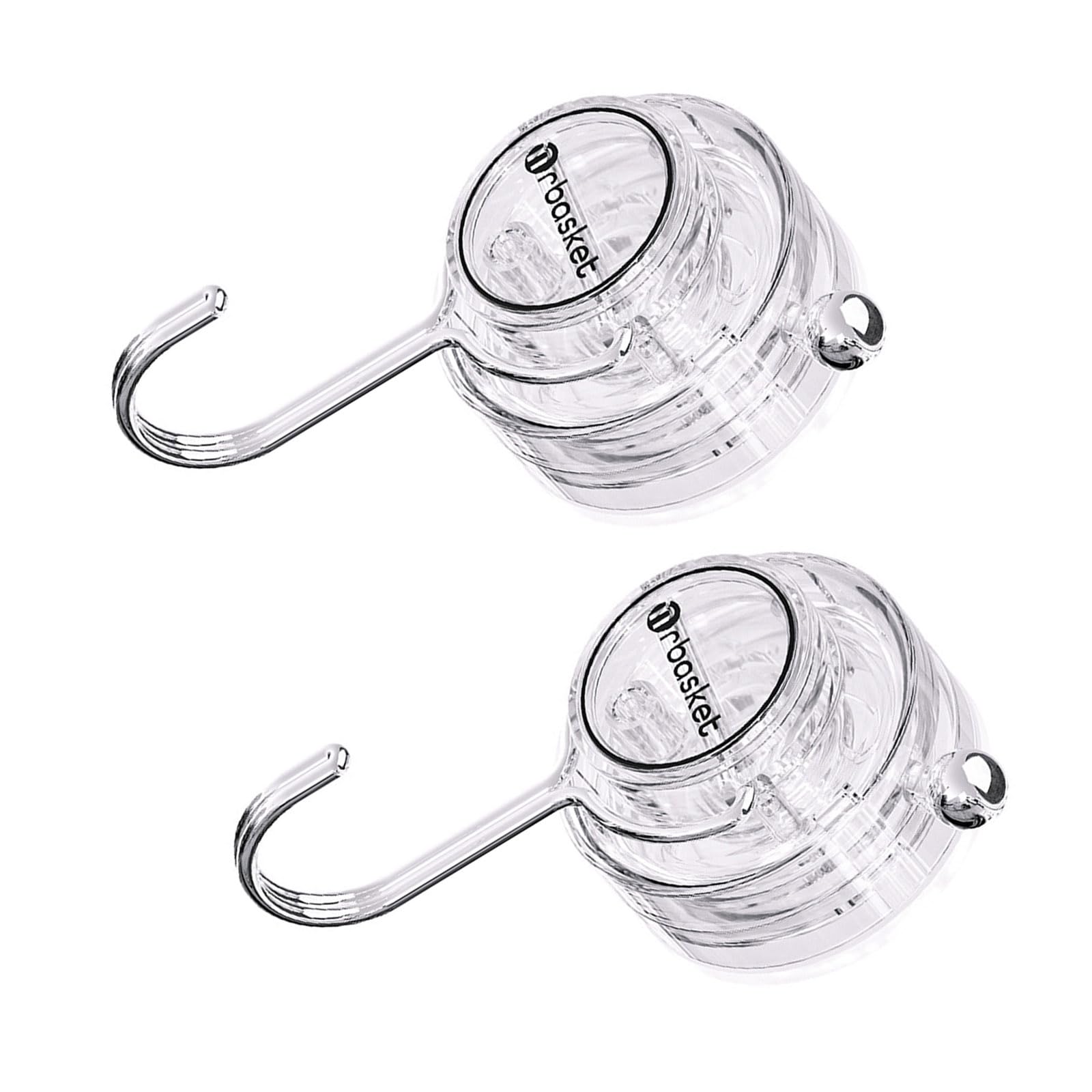 Jazuaiao 2 Pieces Suction Cup Clip Portable Accessory for Secure Hanging in Bathrooms and Kitchens Clear Designs Hook Holders Hook