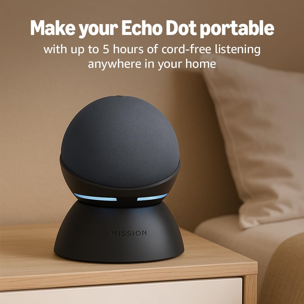 Echo Dot (Newest gen) | Bluetooth smart speaker with big vibrant sound and Wi-Fi | Deep Sea Blue, with Alexa+ Early Access — view 10