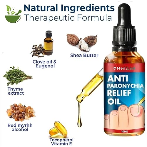 Miniatura 6 de Aceite de alivio de paroniquia, aceite de alivio antiparoniquia, reparación de dedos y uñas para uñas gruesas descoloridas dañadas (1 unidad)
