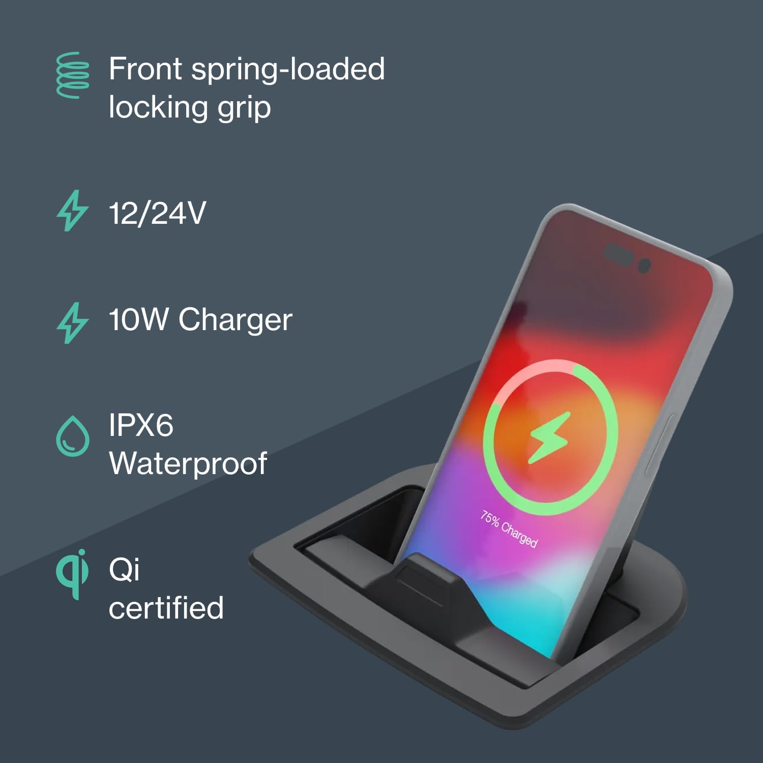 Scanstrut Aura Magnetic Wireless Charger - 10W - 12/24V