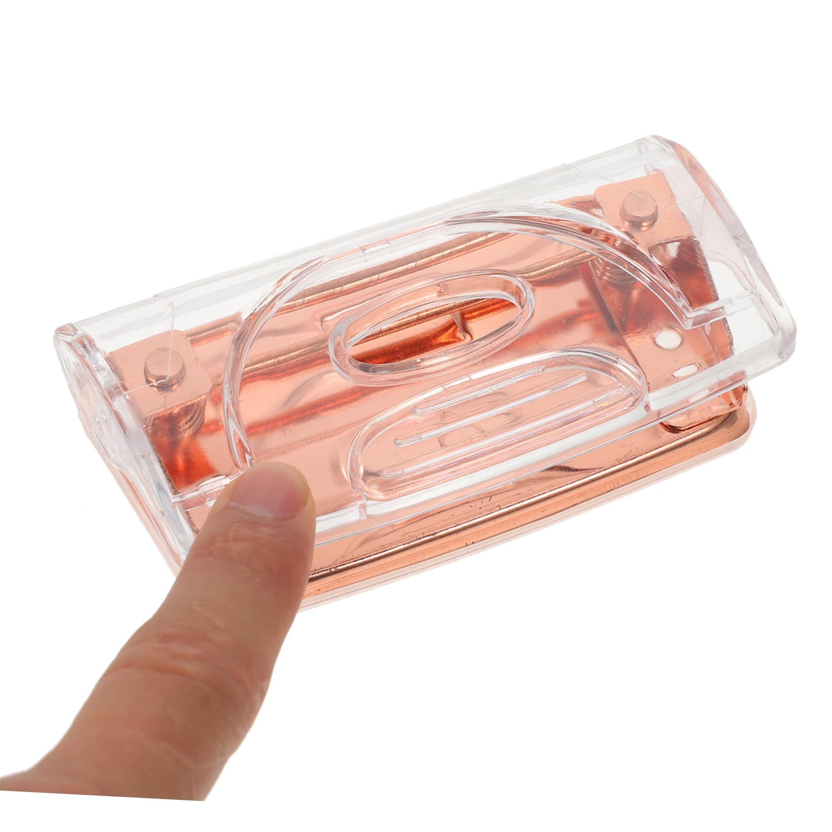 Uonlytech 5 Set Hole Punch Nail Picker pesante fare leva ufficio Punker Cartoleria buco levapunti heavy duty estrattore di cucitrice estrattore di punti portatile levapunti multiuso plastica