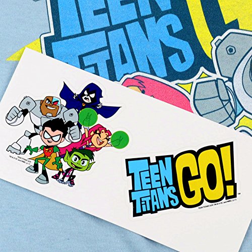 Teen Titans Go! Squad Youth T Shirt & Stickers (Small) #TOP5