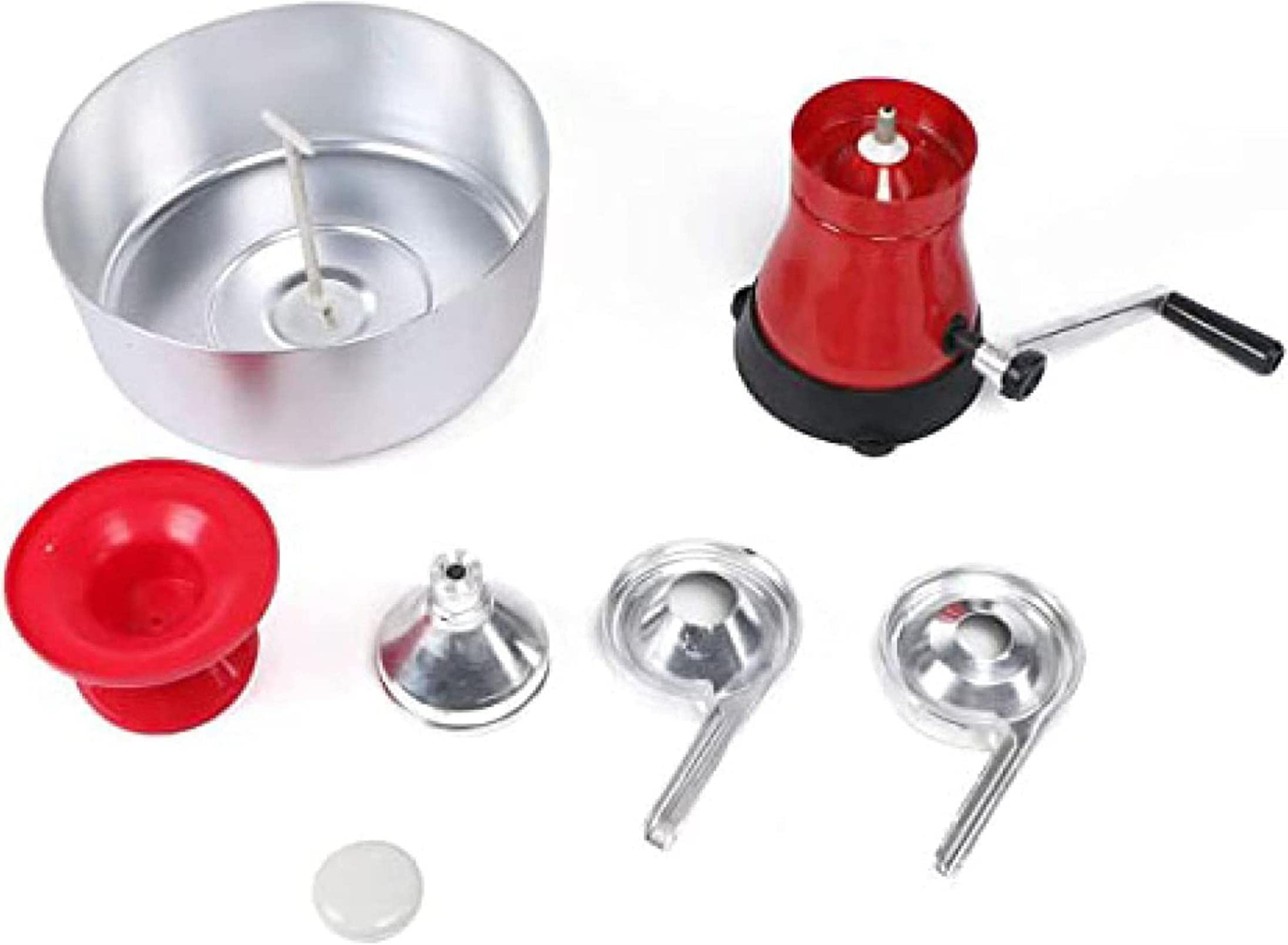 Separador manual de nata/Centrífuga de cocina/Máquina desengrasante para convertir leche cruda o entera en nata y leche desnatada para leche de oveja, leche de cabra u otros productos lácteo