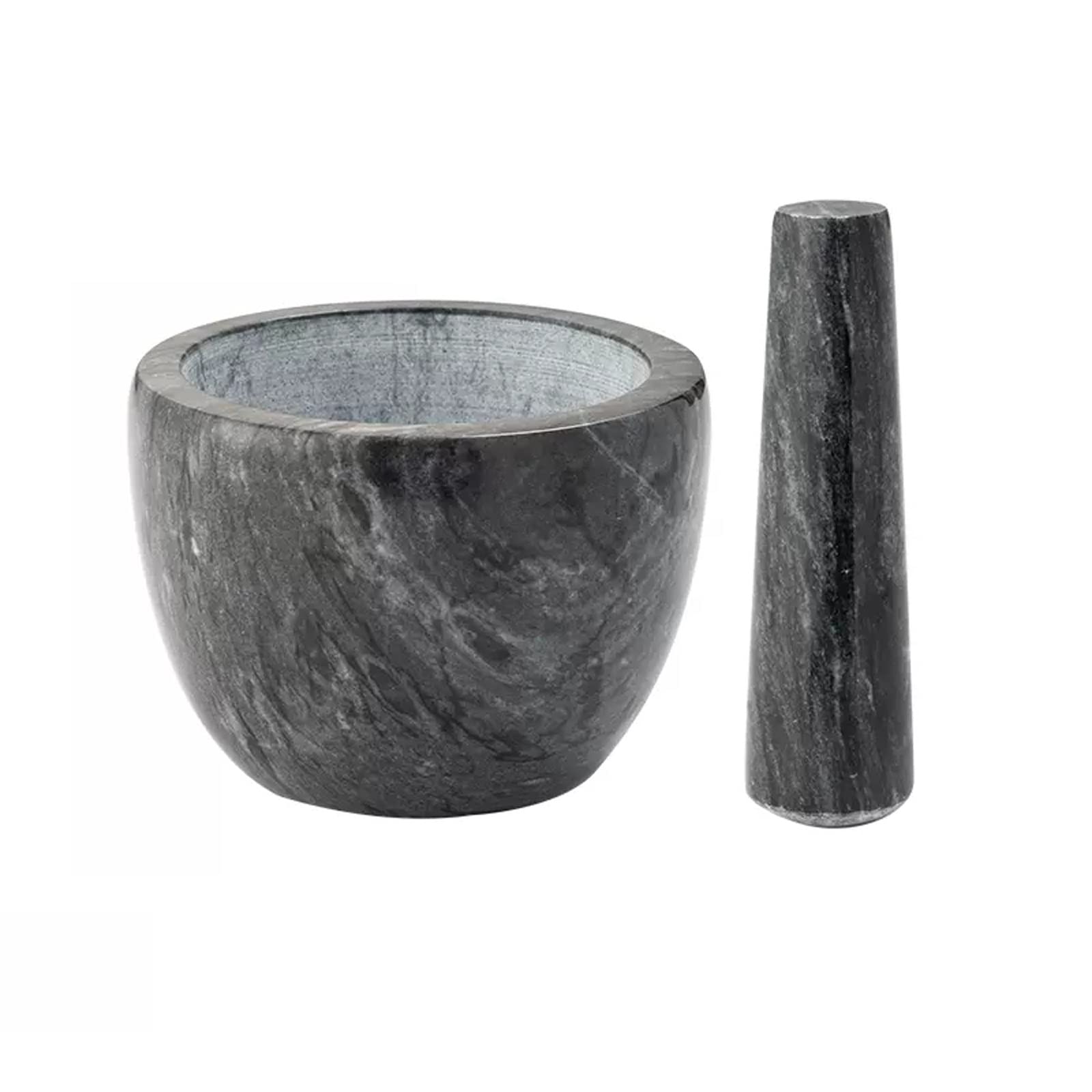 Knoblauchpresse Edelstahl Marmor-Mörser und Stößel-Set, 4,7 Zoll, Gewürzzerkleinerer, Rührschüssel, Pillenzerkleinerer, Pfeffermühlen-Mörserstößel, Knoblauchmühlen-Zerkleinerer, DIY-Werkzeug for die K