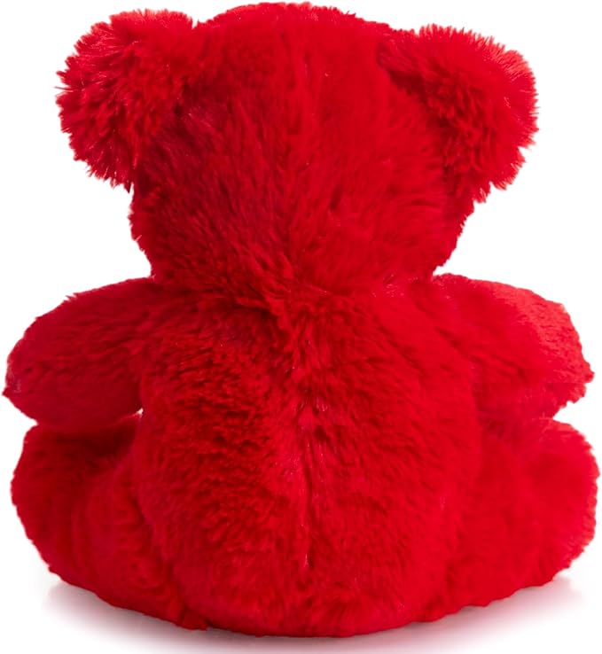 Peluche Oso Teddy Rojo 25 cm HollyHOME miniatura 6