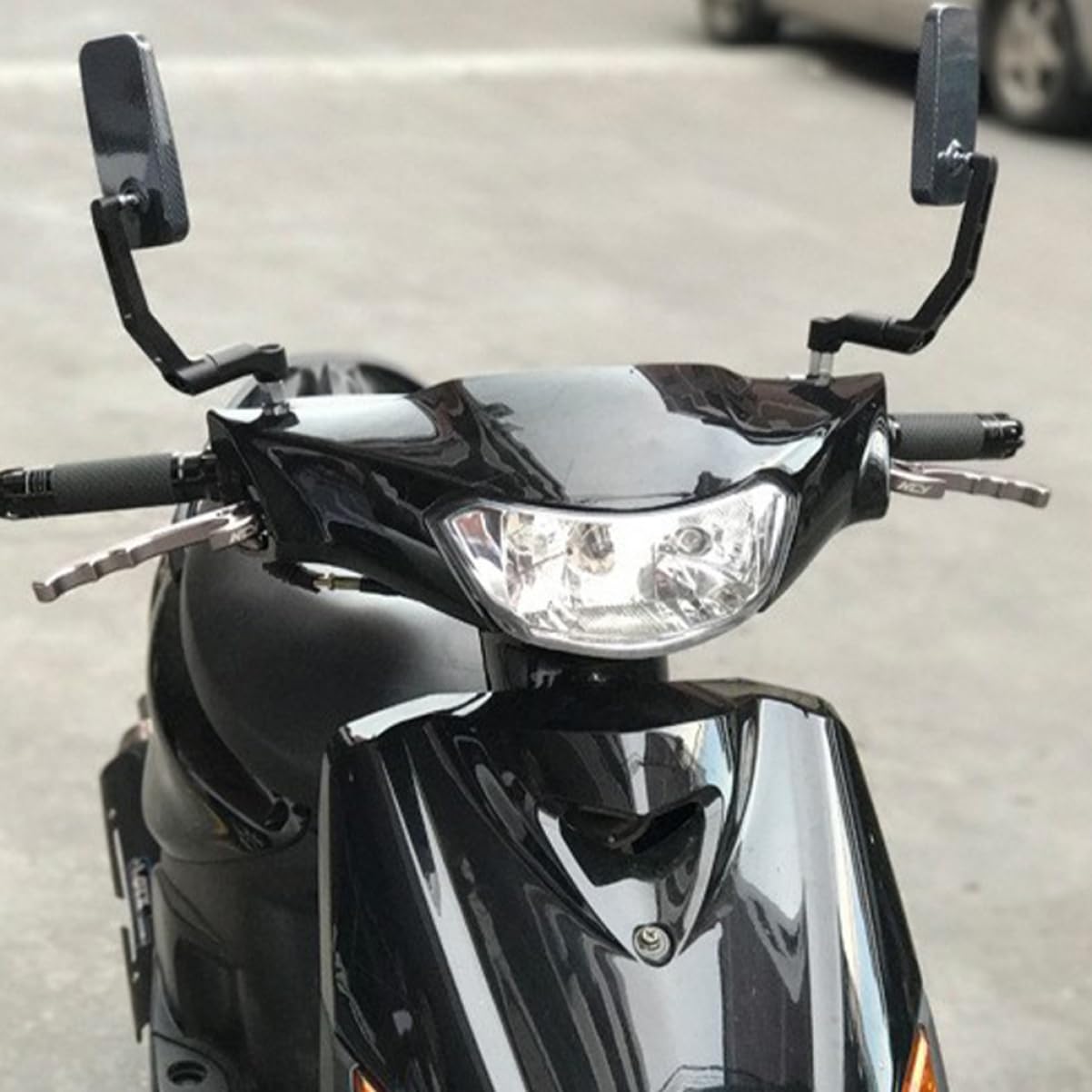 1 Set Specchietti Retrovisori per Design Antiriflesso Regolabili per Sicurezza e Comfort Retrovisori per Scooter e Ciclomotori