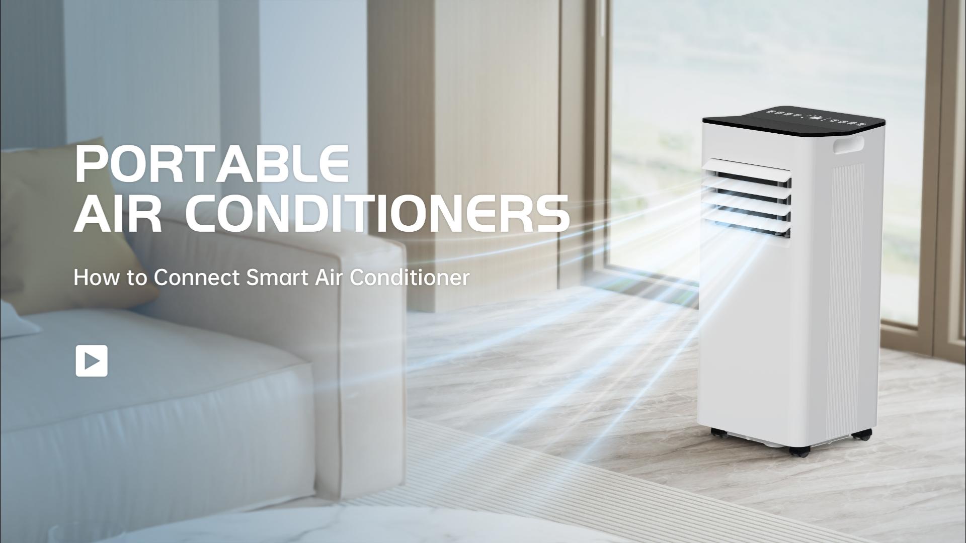 Image of 16000 BTU Portable Air Conditioner for Large Rooms & Bedrooms up to 850 Sq.Ft, Ultra Quiet 40dB Smart WiFi AC, 5-in-1 Cooling with Dehumidifier, Fan, Sleep Mode & Timer