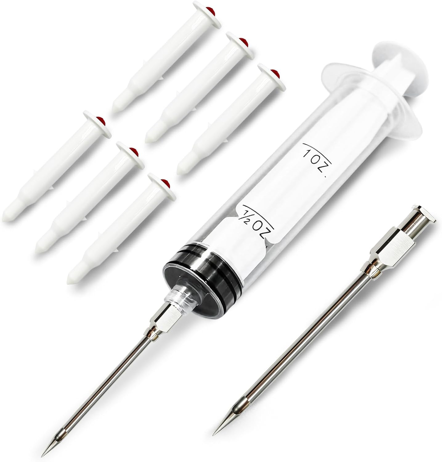 Amazon.com: Pop Up Timer (6 pcs) & Meat Injector Syringe (2-OZ) Plastic ...