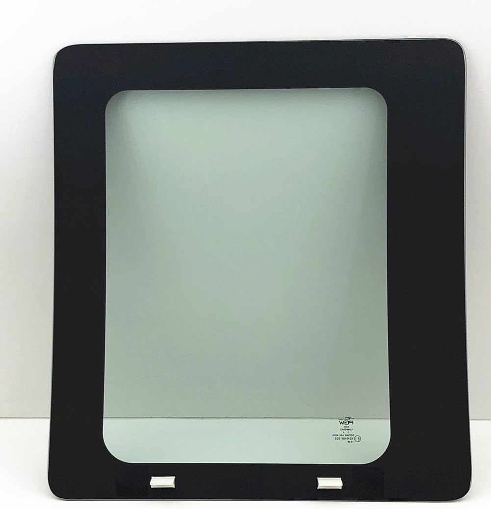 Stationary Passenger Right Side Rear Hinged Door Window Door Glass Compatible with Chevrolet Express/GMC Savana 1996-2025 Models