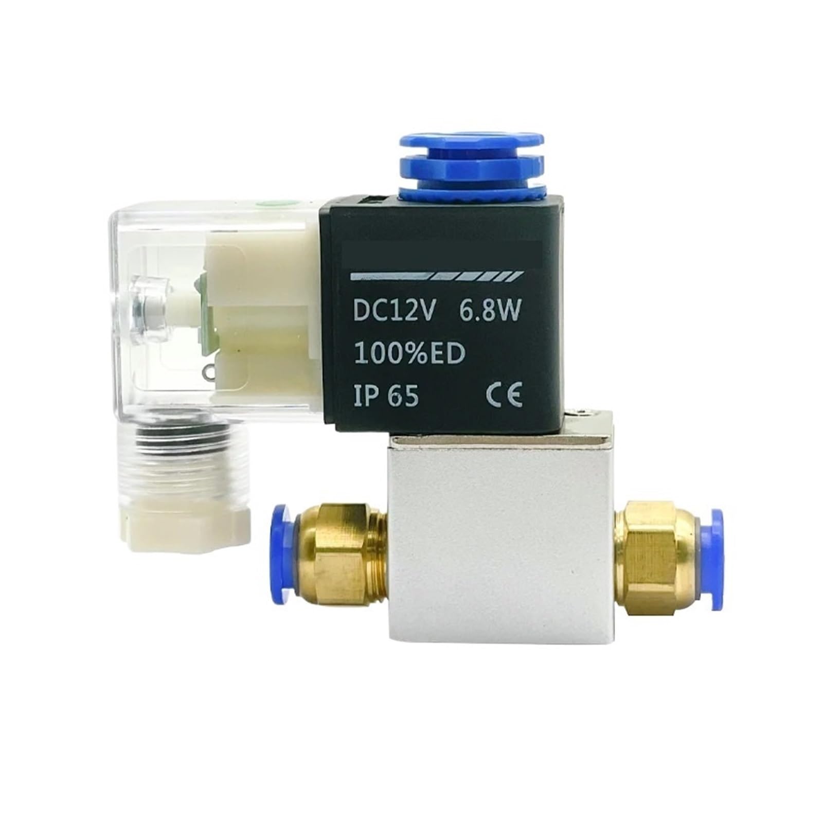 Air vannes électromagnétiques bidirectionnelles 2V025-08 AC220V DC24V pour commande de vérin