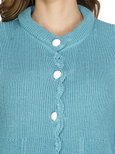 Image of Matelco Women's Wool Round Neck Cardigan