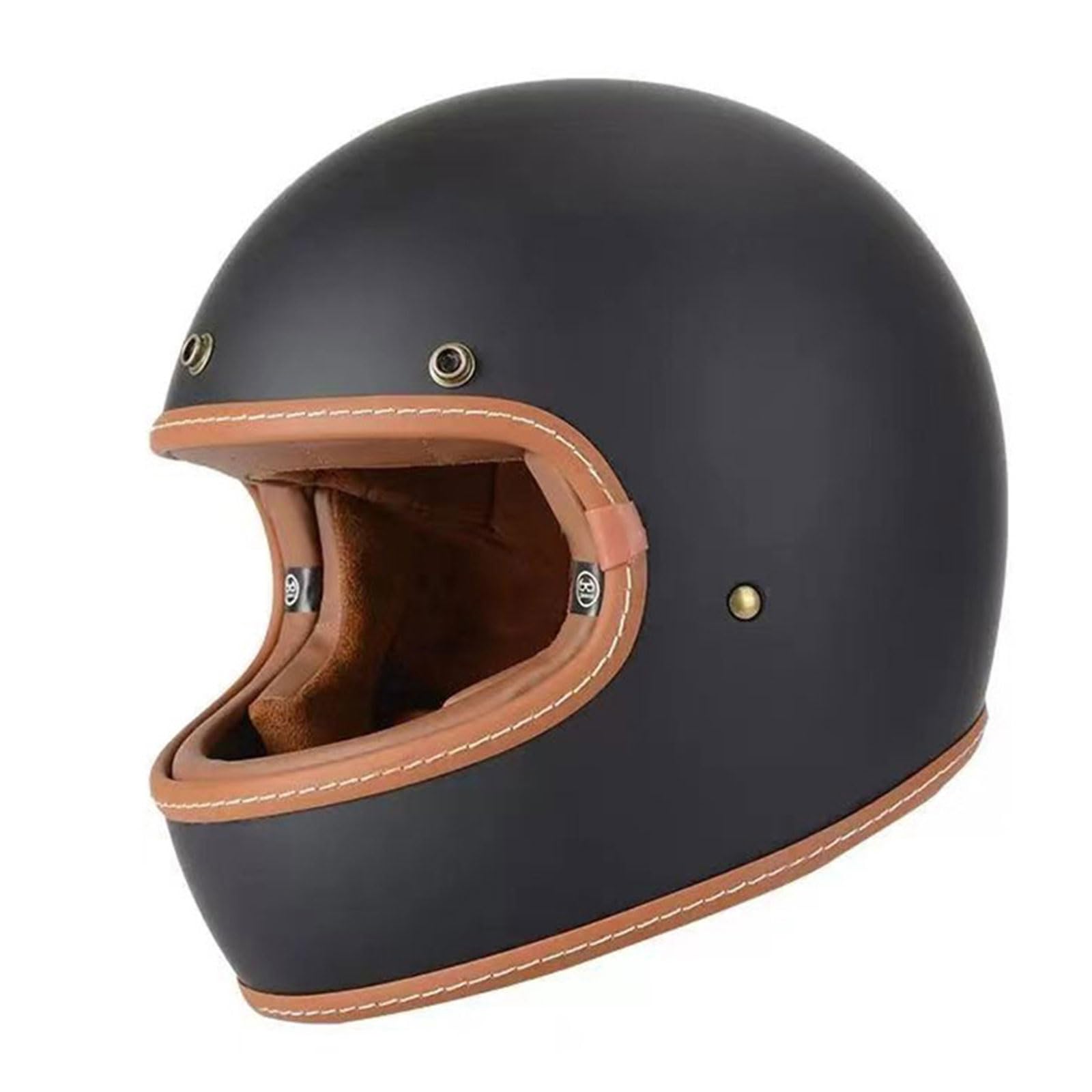 Casques de moto intégraux rétro pour cyclomoteur et chopper vintage