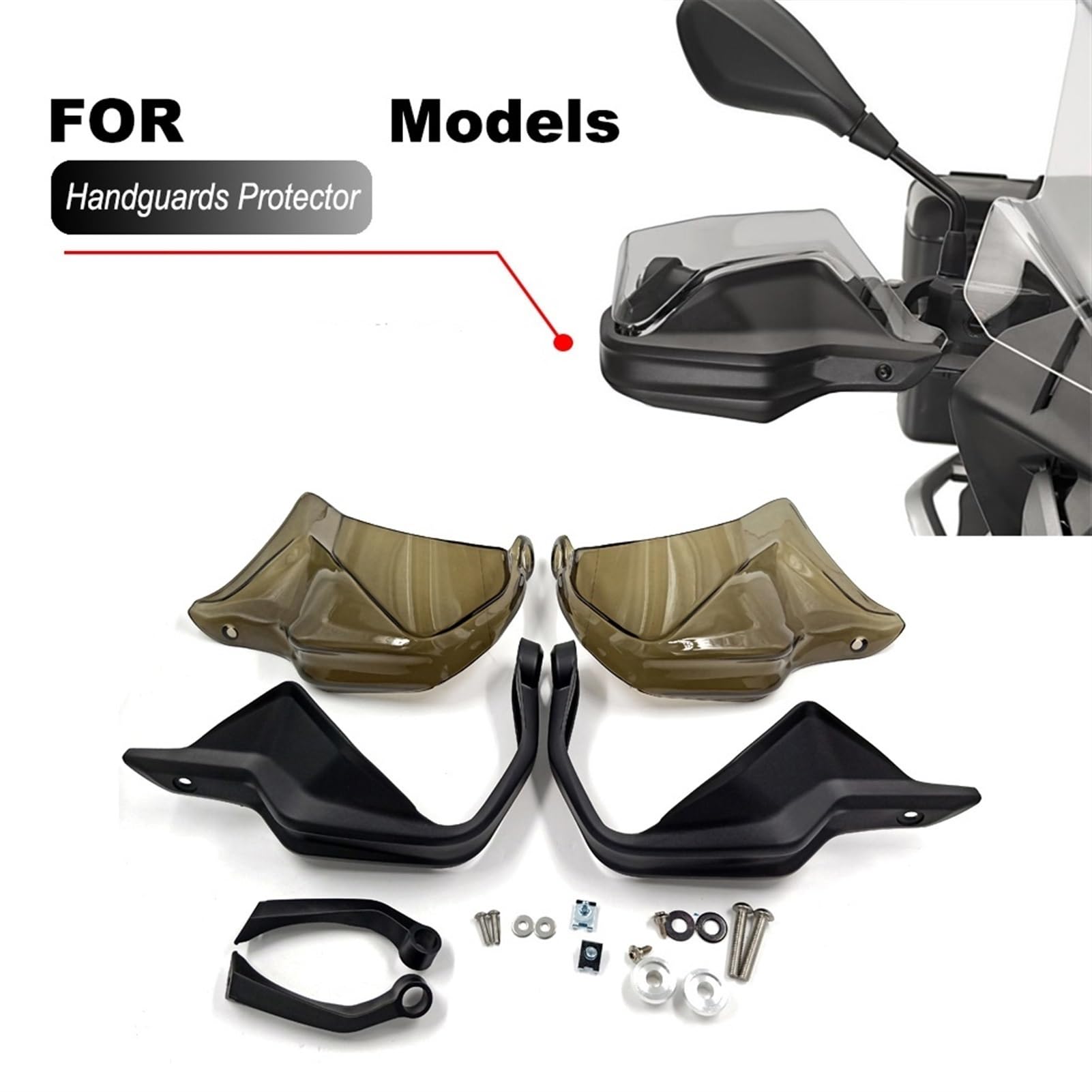 Accesorios for motocicletas, protectores de manos