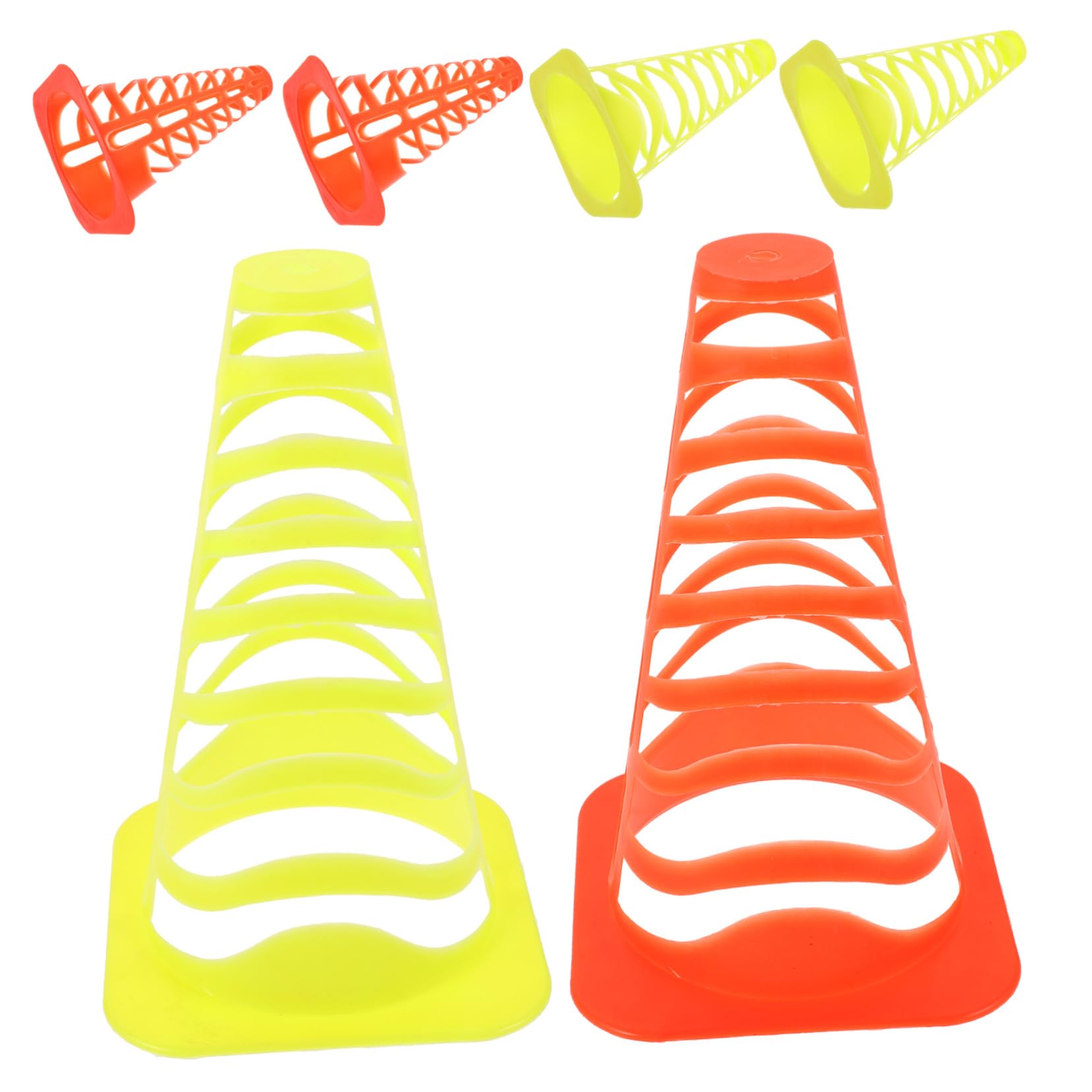 Yardwe Cubo De Entrenamiento Conos Cono De Futbol Patines Rodillos Cono De Entrenamiento Deportivo Accesorios De Entrenamiento De Fútbol Equipo De Futbol El Plastico