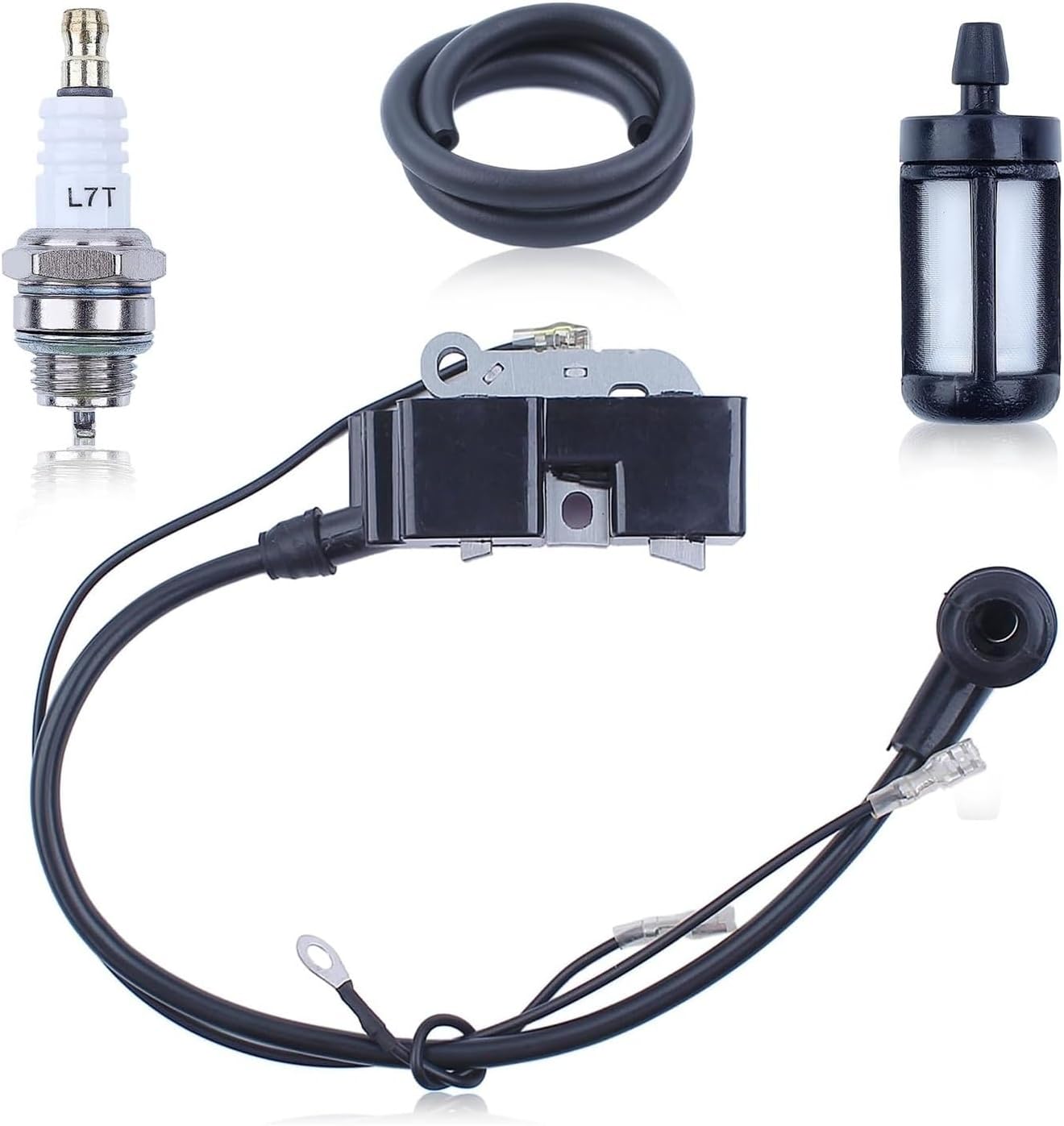 Replacement Parts 300486 Kit Fit for 43cc Auger, Includes Fuel Line, Spark Plug, Replace A200774 A201112